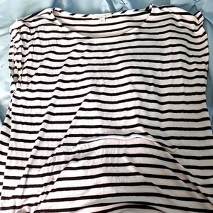Black and White Striped Shirt